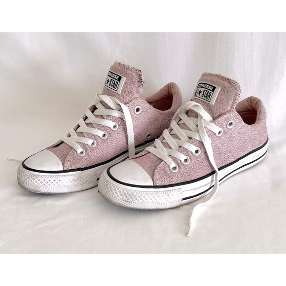 Converse Fat Tongue Low Top Sneakers Pink Womens Size 7 - Picture 1 of 5